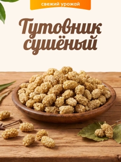 Тутовник сушеный 100гр