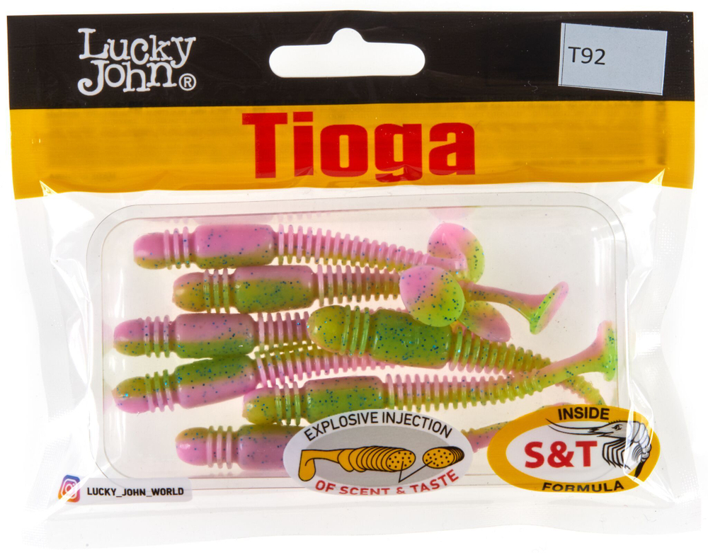 Виброхвосты съедоб. искусст. LJ Pro Series TIOGA 2.9in (07.40)/T92 7шт.