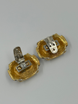 Клипсы для обуви с чёрной эмалью S. G. D’OR