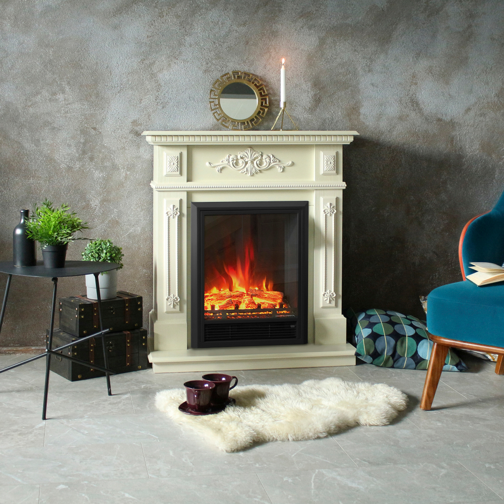 Каминокомплект Real Flame Lilian WT с очагом Eugene