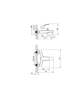 Смеситель для ванны хромированная латунь серии IDEAL