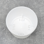 Кашпо Стрип 0,6л d11см с подставкой, белый