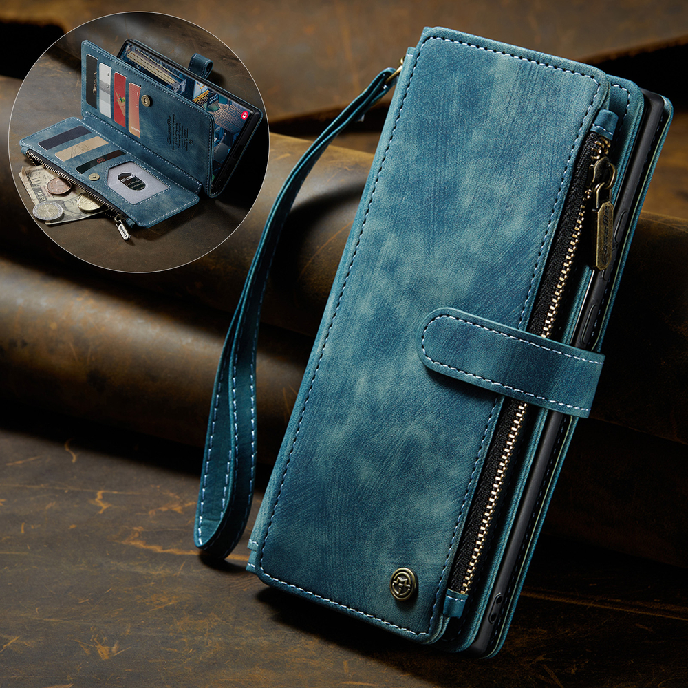 Многофункциональный чехол-кошелек CaseMe 3 in 1 Matte Wallet для Samsung Galaxy S25 Ultra