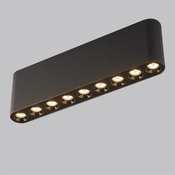 7092/21CL HIGHTECH ODL25 335 Потолочный светильник черный/металл/акрил IP20 LED 13W 988Лм 3000K 220V SMALL