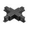 Соединение крестовое с подводом питания к треку 5040xx-(F)/(R) Quattro Lightstar 504147-FR