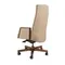 Офисное поворотное кресло 4213 из экокожи цвета норки