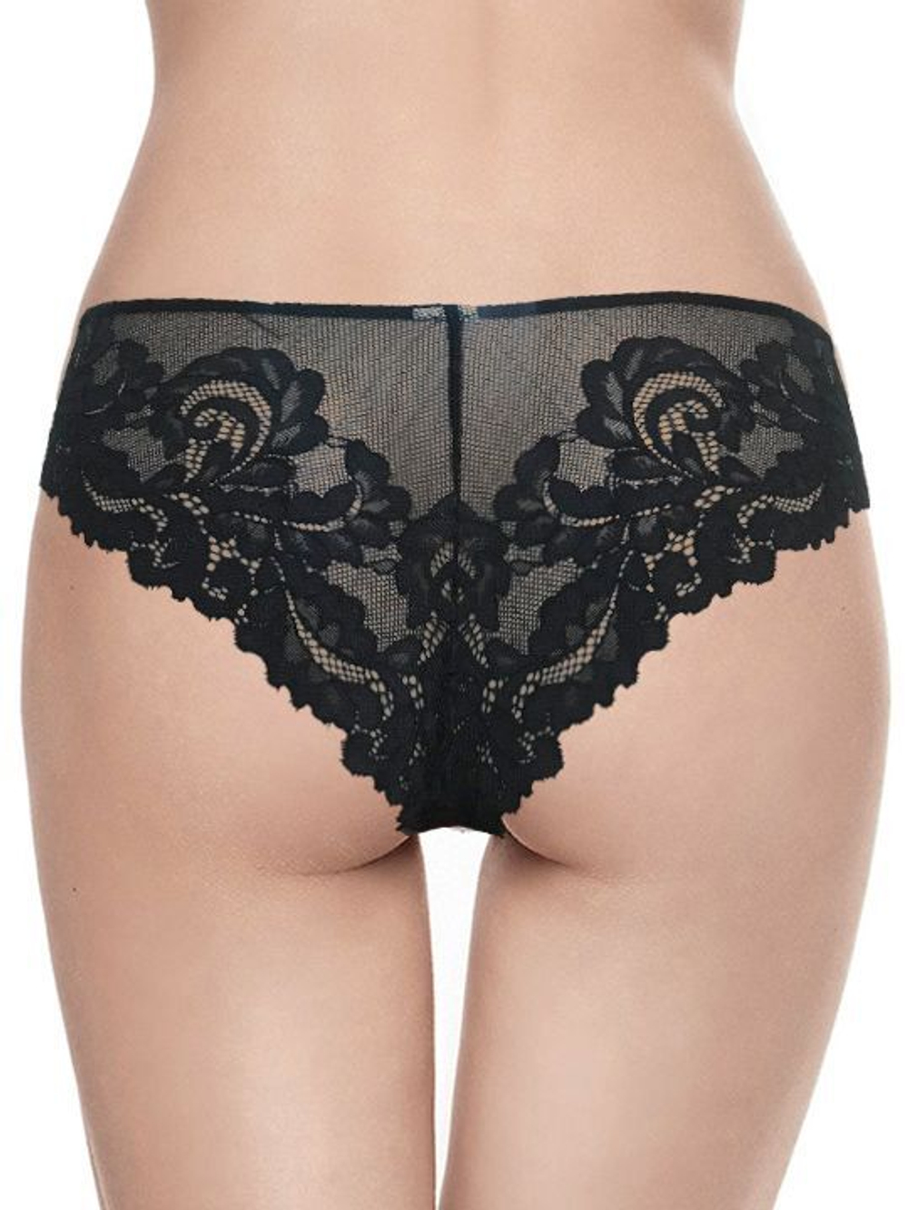 Кружевные трусики-бразилиана с низкой линией талии