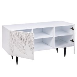 Тумба под ТВ Тропик 117см Классика Айс Найт Сильвер