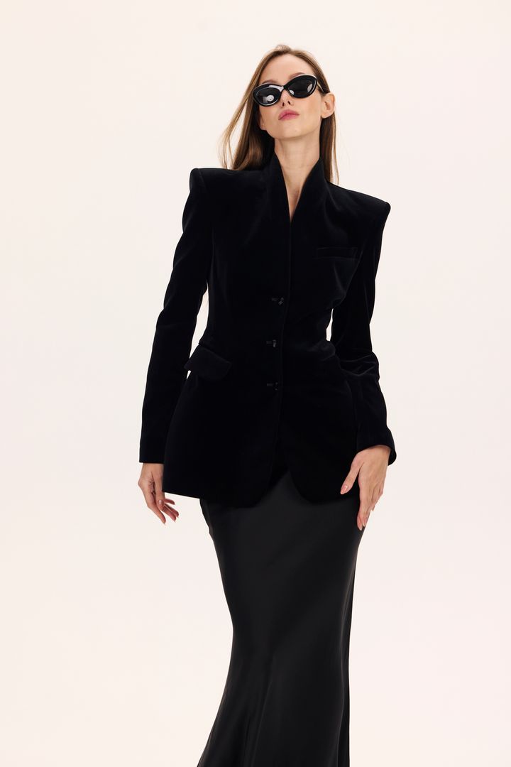 Жакет с шалькой