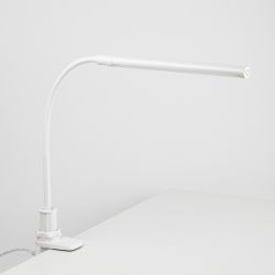 Настольный светильник ЭРА NLED-509-8W-W светодиодный на струбцине белый | Светодиодные настольные лампы