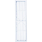 Решетка вентиляционная пластик, разъем, 450х130 мм, Эра, 4513РП