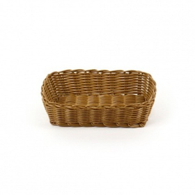 Корзинка пластиковая 245х165 мм коричневая