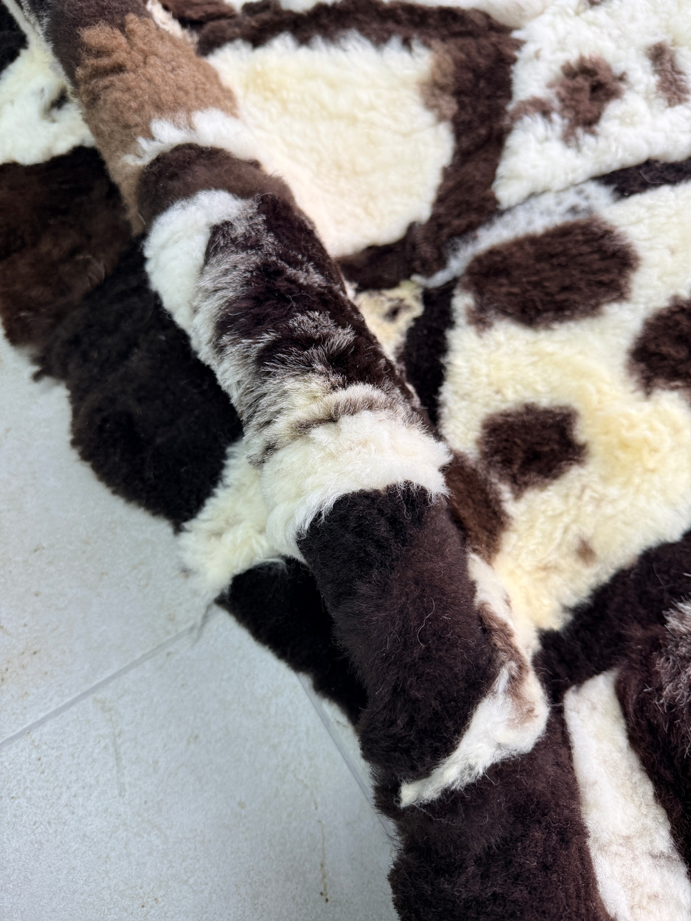 Ковер шкура натуральная овчина меховой