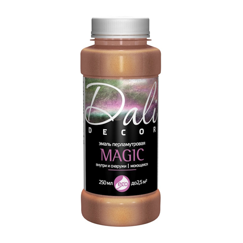 Эмаль акрил. DALI Decor Magic  перламутр. золото 0,25л (Рогнеда) НЕМОРОЗОСТОЙКАЯ от + 5 С