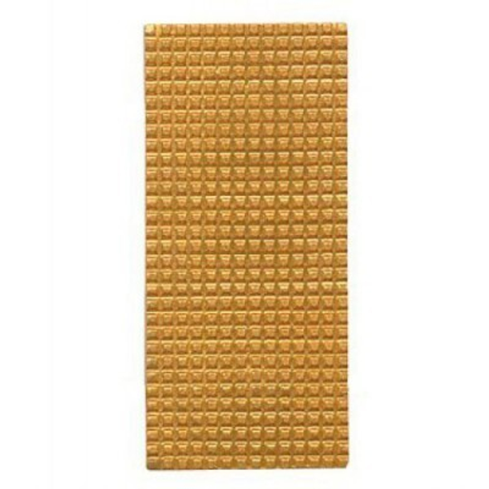 Лычка золотая металлическая МВД 20х45 мм