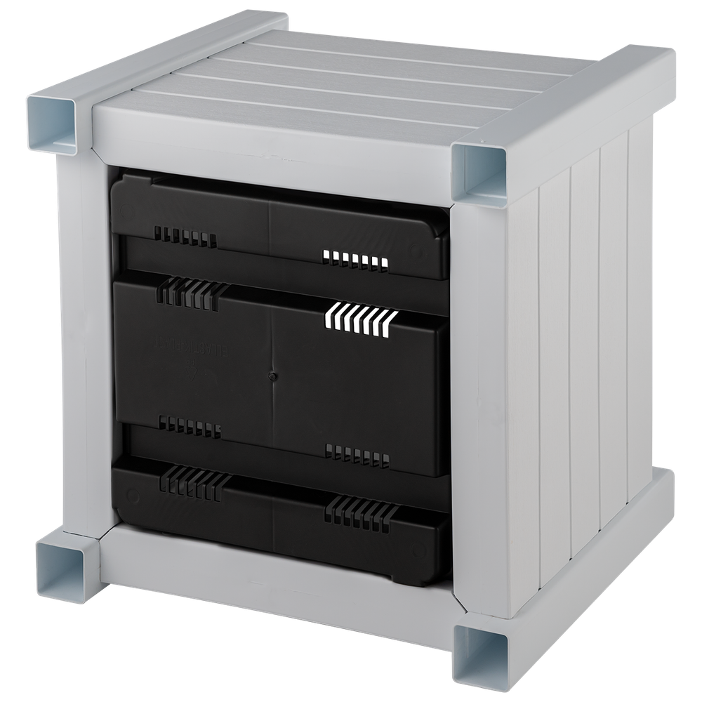 Кашпо Прованс арт.3731-МТ001 квадратное (белое)