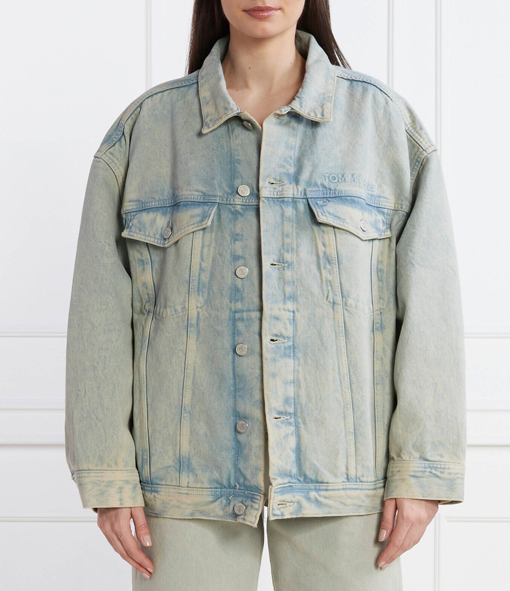 Джинсовая куртка Tommy Jeans - голубой(DW0DW16995)