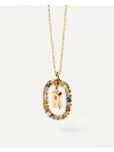 Колье женское Буква R