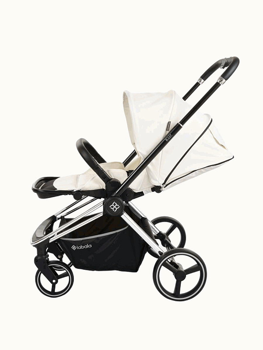 Коляска 2 в 1 Labala Raiz Lite White