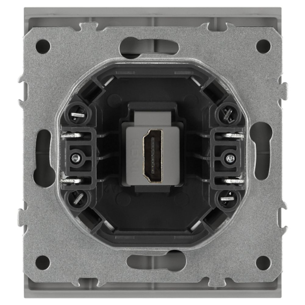 Розетка ЭРА Arktik 16-3114-03 HDMI алюминий | Эра Arktik