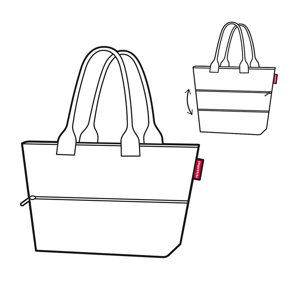 Сумка shopper e1 paisley ruby