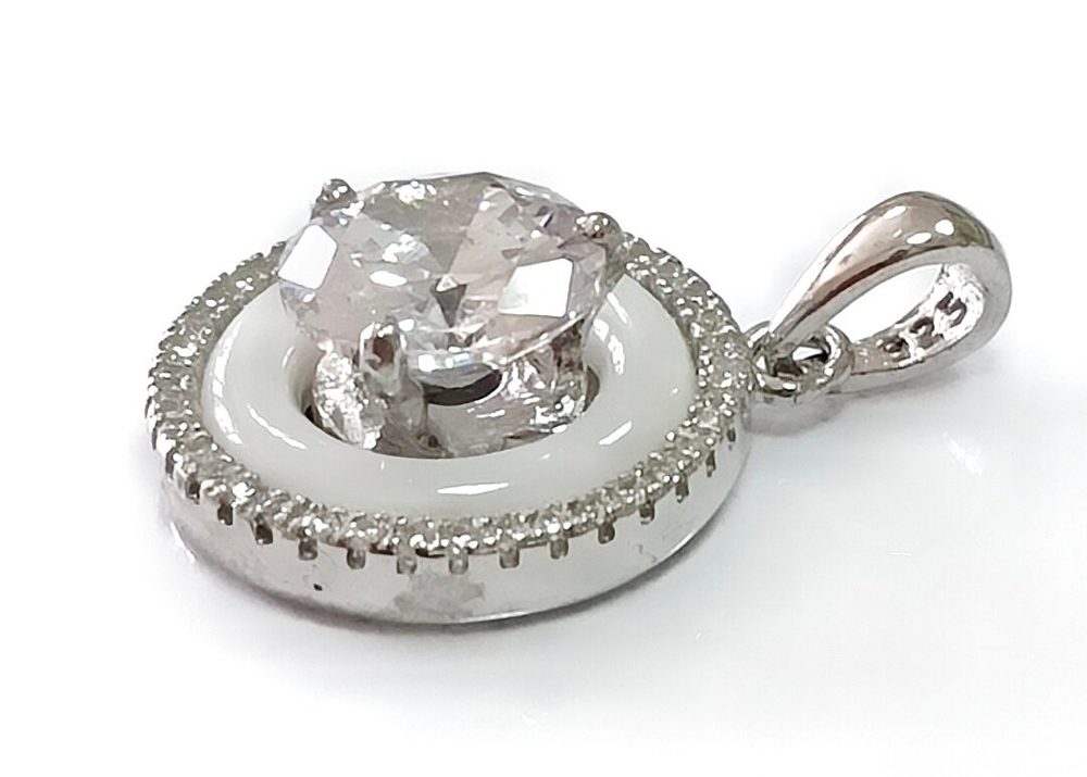 "Серебряная подвеска Эстерелла" с керамикой