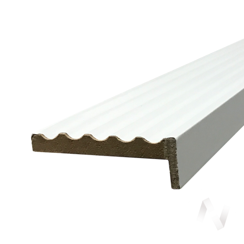 Наличник телескоп. (фрезерованный; 80*10*2150; белый софт)