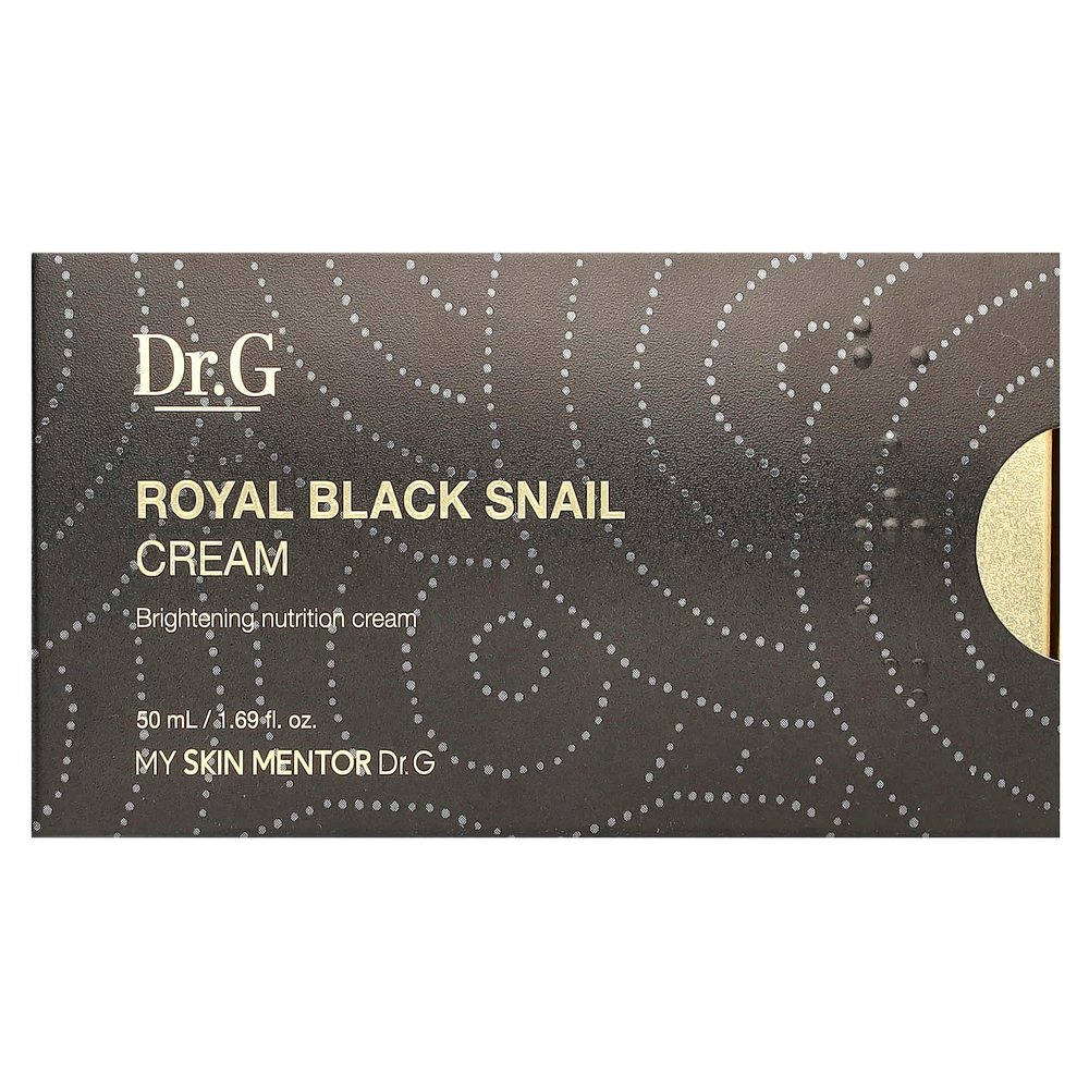 Dr. G, Royal Black Snail Cream, крем с черной улиткой, 50 мл (1,69 жидк. унции)