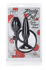 Анальная пробка средняя с насосом Booty Call Booty Pumper - Medium Black (Цвет: черный)