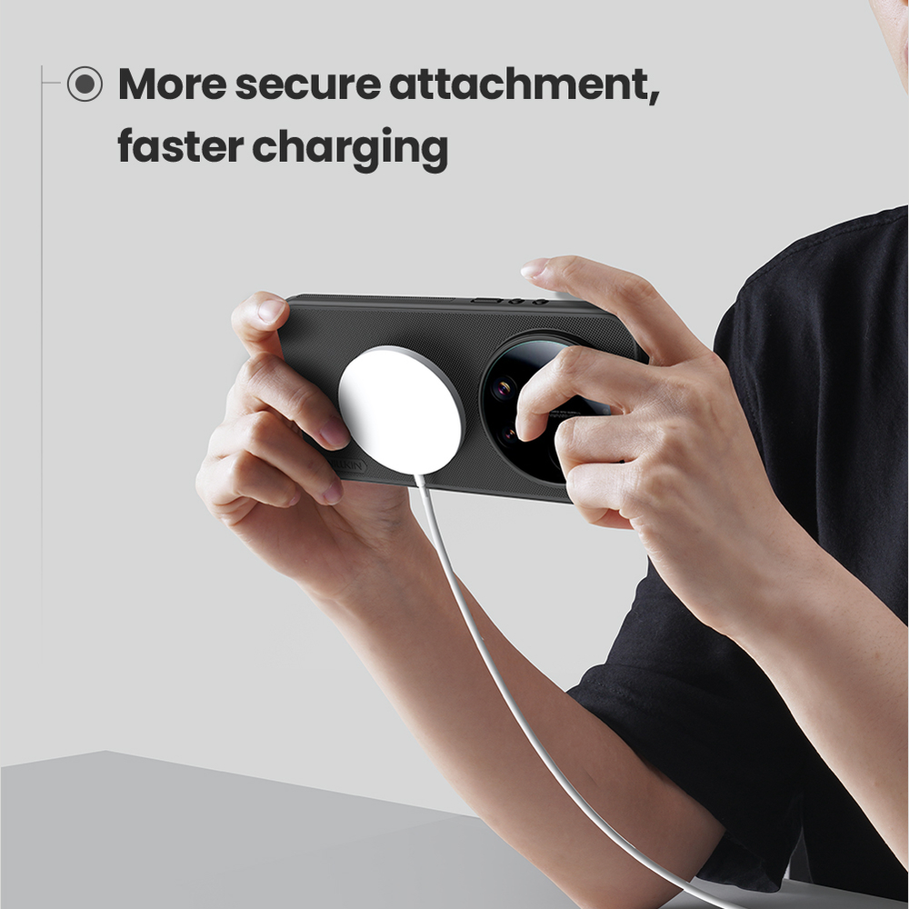 Чехол c поддержкой MagSafe для Xiaomi 17 Ultra, серия Super Frosted Shield Pro Magnetic от Nillkin