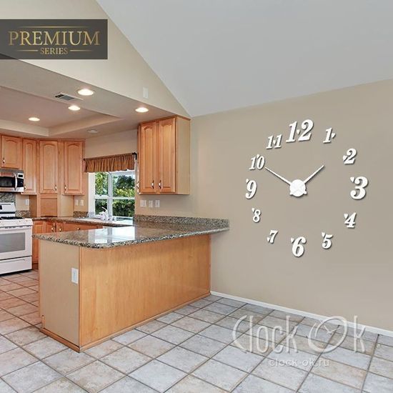 Настенные 3D часы Love Time