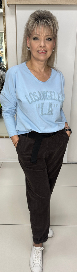 Итальянский блузон- толстовка с буквенным принтом