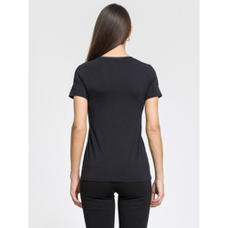 Женская футболка черная OROBLU Perfect Line VOBT01675