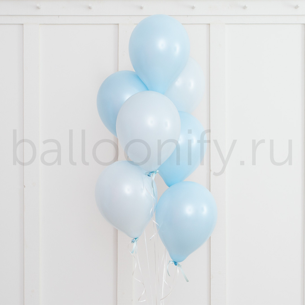 Фонтан шаров "Голубые облака"