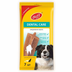 Лакомство Biff (TiTBiT) Dent для собак крупных пород жевательный снек Ассорти (Говядина, Баранина) 10 упаковок