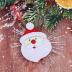 Сувенир с подсветкой «Дед Мороз в колпачке» 10 см