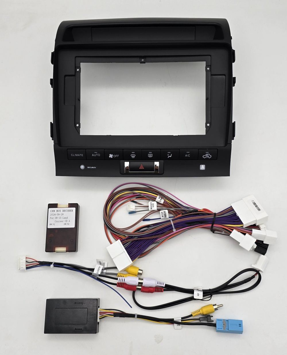 установочный комплект TOYOTA Land Cruiser 200 2007-2015 top, рамка + проводка KB-SF-1620-4-A