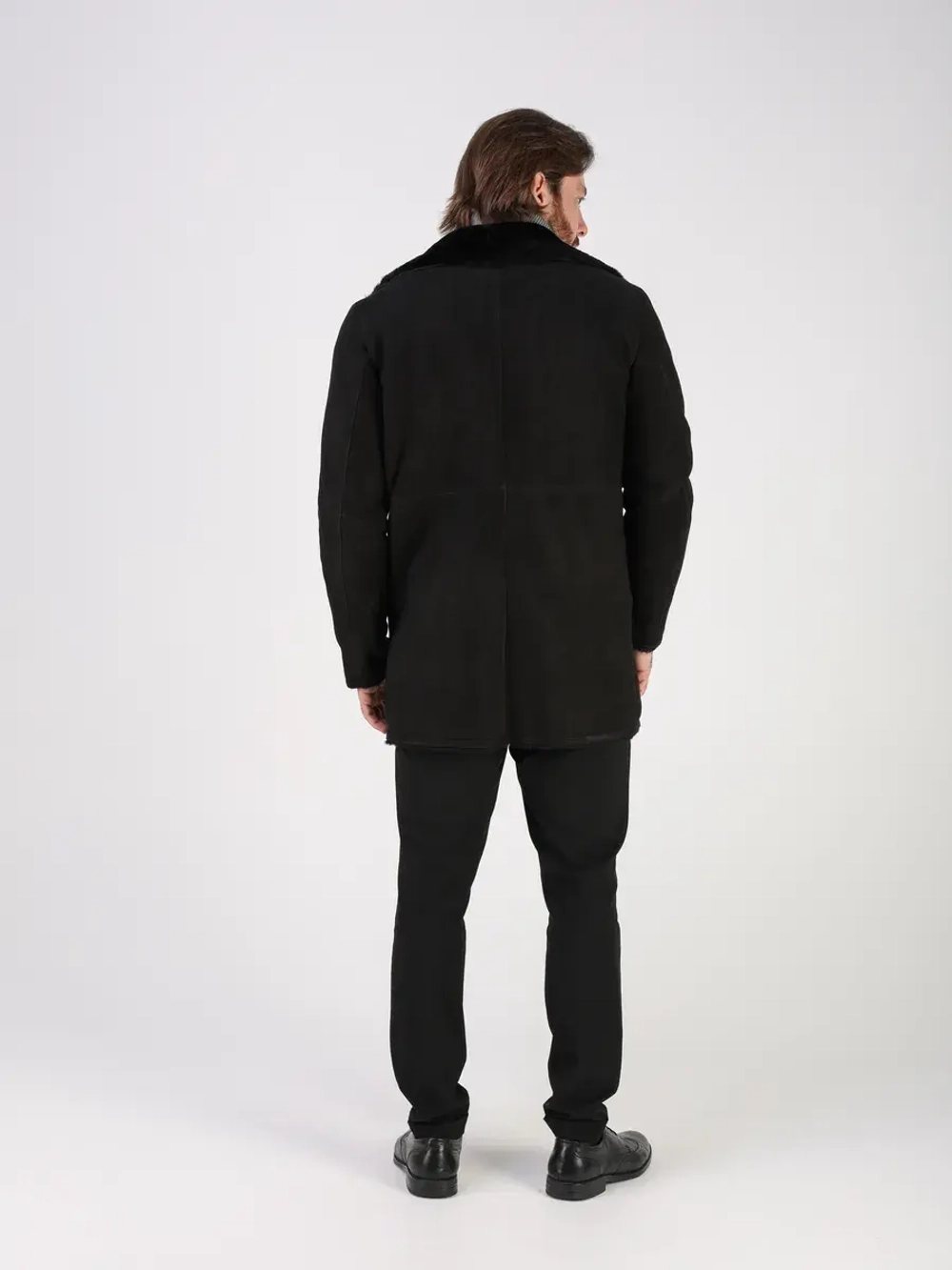 Дубленка зимняя натуральная куртка - пальто