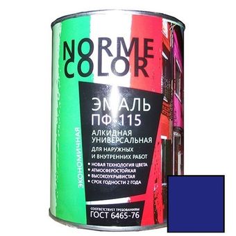 Эмаль ПФ-115 NORME COLOR синяя 20кг