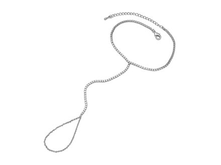 Слейв-браслет "Дорожка" со стразами