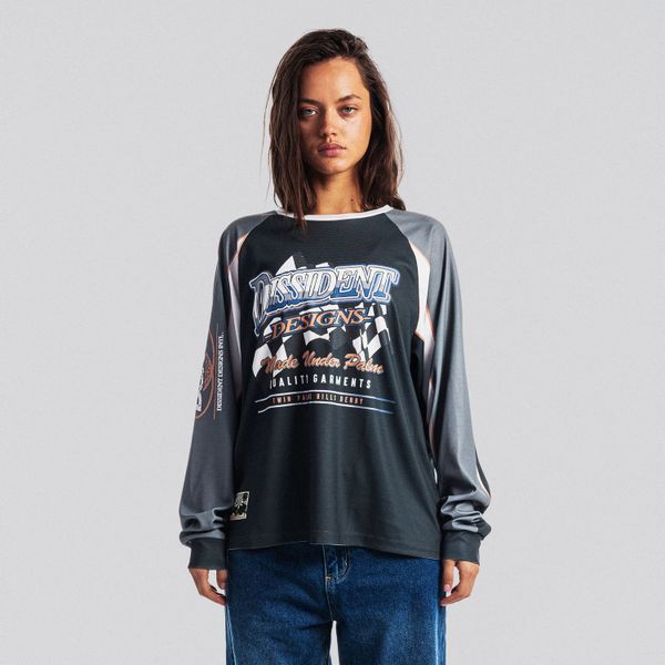 Лонгслив джерси DD Derby темно-серый - фото 2