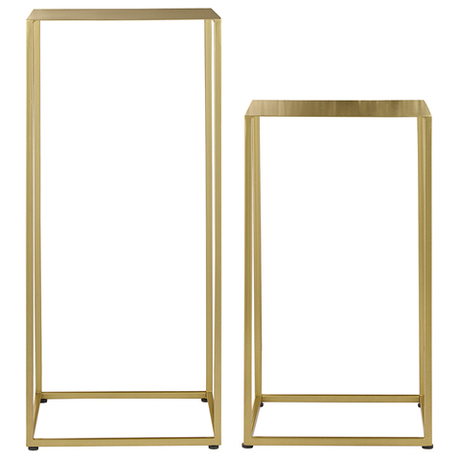 Набор из 2-х столиков Bergenson Bjorn Mayen Gold, золотистые