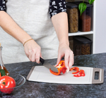 Доска разделочная ХЕВИ 300*200 мм антискользящие вставки, увеличенная толщина, желобки для отвода влаги М1565