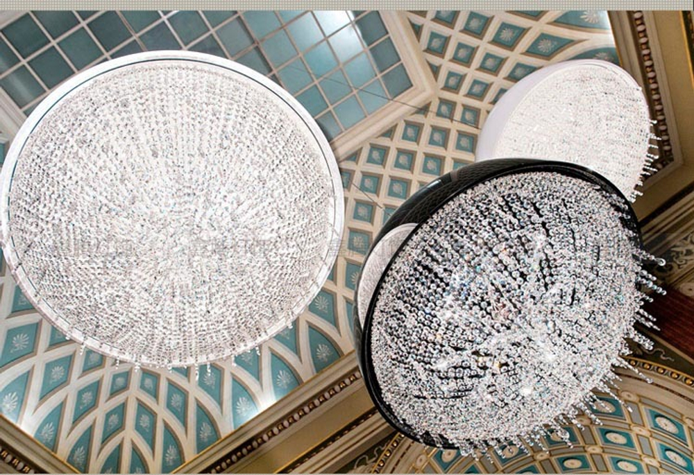 Pendant design lamp Ozero by Manooi D60 (Chrome)