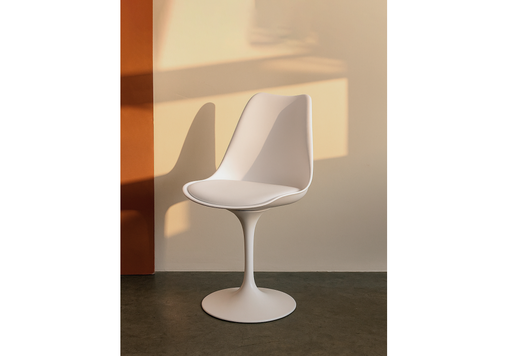 Стул на металлокаркасе Woodville Tulip white