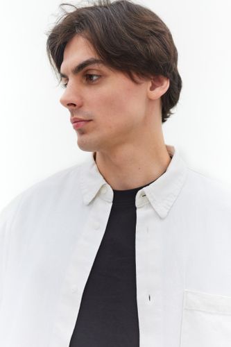 Белая джинсовая рубашка MOSCO