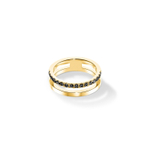 Кольцо Coeur de Lion Black-Gold 0136/40-1316 60