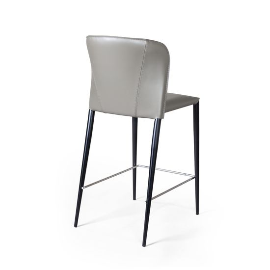 Стул полубарный Albert, кожа тауп