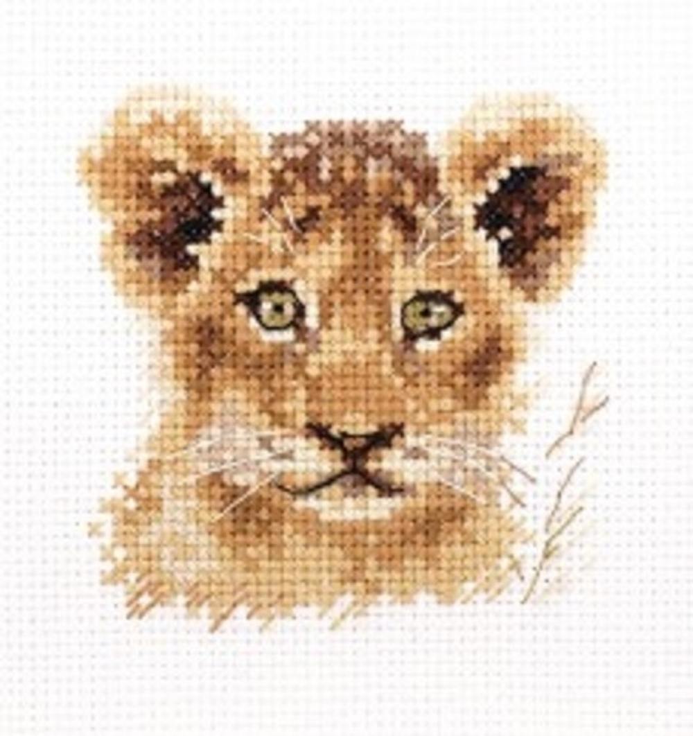 Набор для вышивания "Алиса" 0-194 "Животные в портретах. Львенок"