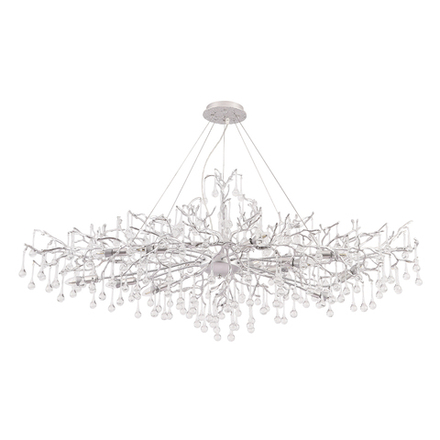Люстра Crystal Lux REINA V2 SP12 L1500 SILVER PATINA